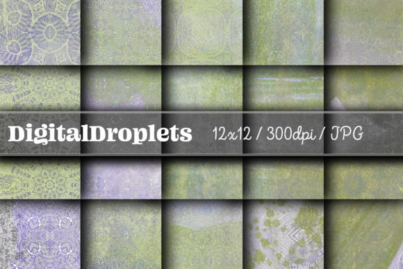 Boho Geom Papers Vol. 131: Textured Geometric Backgrounds