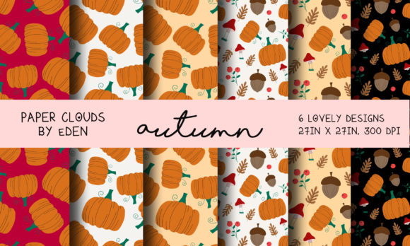 Fall Autumn Seamless Pattern Bundle: Your Design Toolkit
