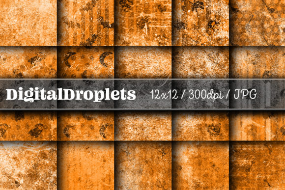 Gilded Halloween Papers Vol. 7: Gothic Textures for Design