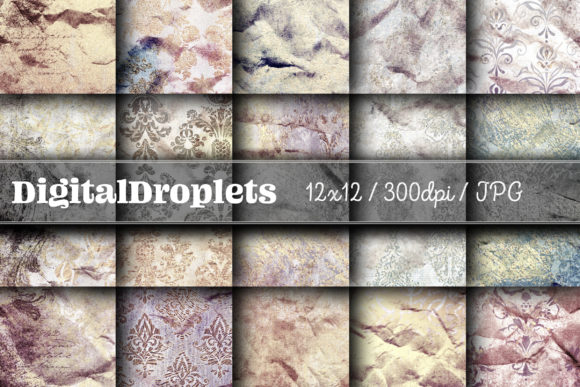 Golden Damask Dust Vol. 2: Vintage Elegance for Modern Design