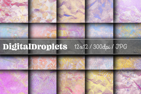 Golden Damask Dust Vol. 32: Vintage Textures for Modern Design