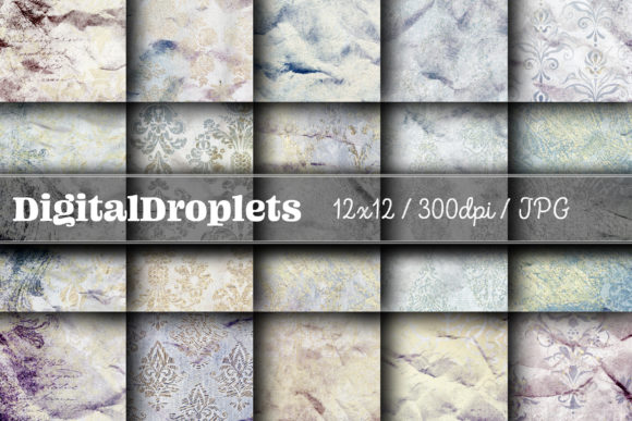Golden Damask Dust Vol. 37 | Collection: Vintage Elegance for Modern Design