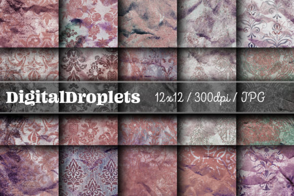 Golden Damask Dust Vol. 9: Vintage Texture for Modern Design