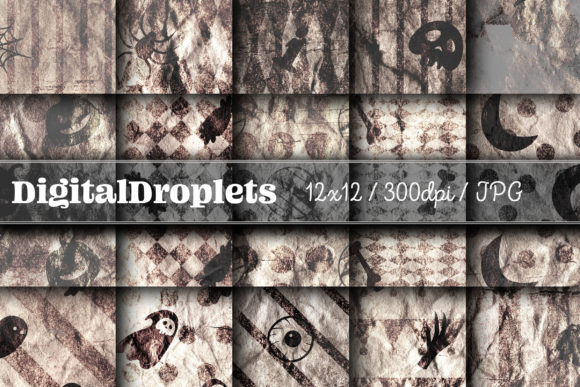 Halloween Papers Vol. 7: Gothic Textures for Design