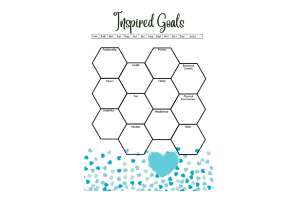 Inspired Goals Pages: Design-Forward Worksheets & Forms